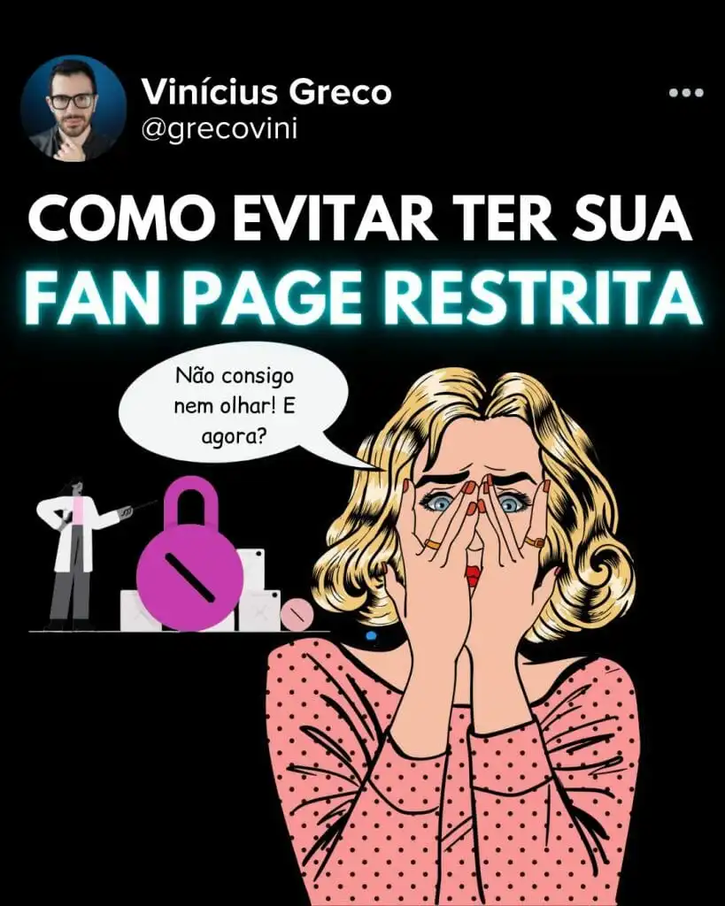 como evitar ter sua fan page restrita no facebook