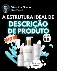 estrutura ideal de descrição de produto