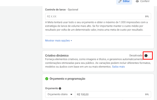 Como usar criativo dinâmico no Facebook Ads