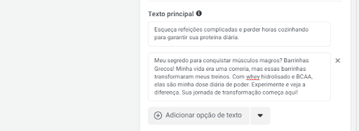 criando criativo dinâmico no facebook ads 3